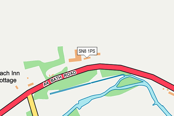 SN8 1PS map - OS OpenMap – Local (Ordnance Survey) SN8 1PS map - OS OpenMap – Local (Ordnance Survey)