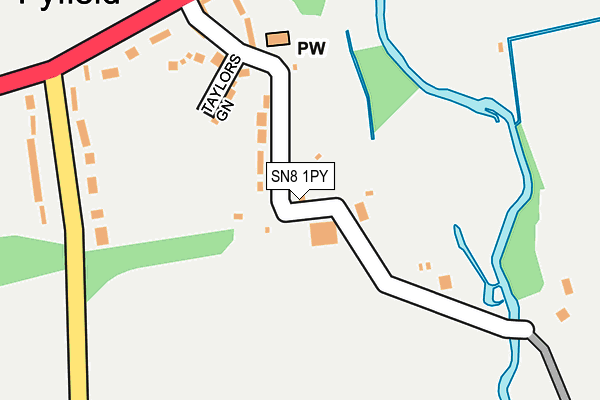 SN8 1PY map - OS OpenMap – Local (Ordnance Survey) SN8 1PY map - OS OpenMap – Local (Ordnance Survey)