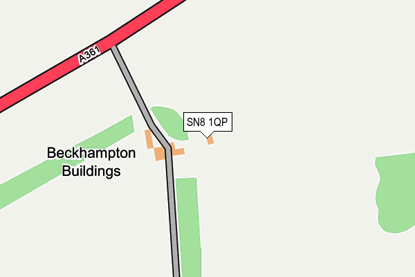 SN8 1QP map - OS OpenMap – Local (Ordnance Survey) SN8 1QP map - OS OpenMap – Local (Ordnance Survey)