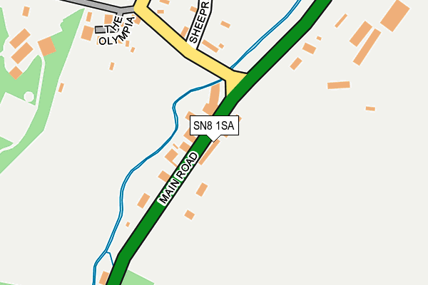 SN8 1SA map - OS OpenMap – Local (Ordnance Survey) SN8 1SA map - OS OpenMap – Local (Ordnance Survey)
