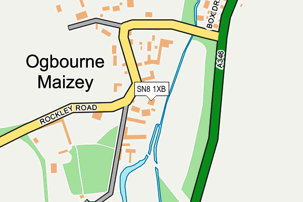 SN8 1XB map - OS OpenMap – Local (Ordnance Survey) SN8 1XB map - OS OpenMap – Local (Ordnance Survey)
