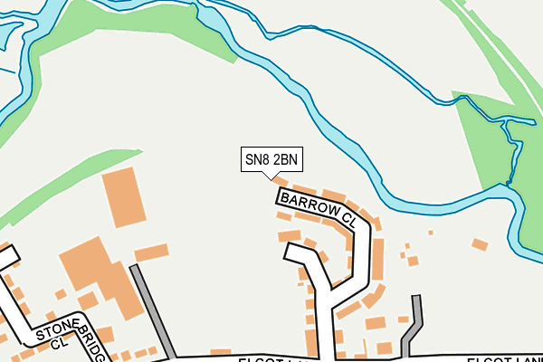 SN8 2BN map - OS OpenMap – Local (Ordnance Survey) SN8 2BN map - OS OpenMap – Local (Ordnance Survey)