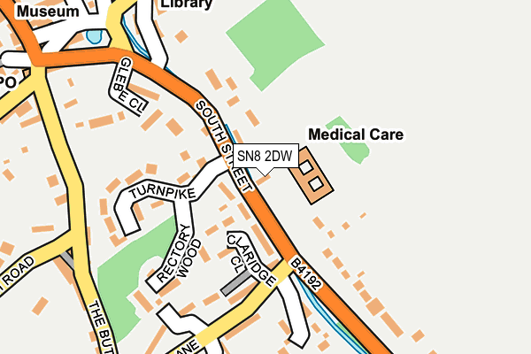 SN8 2DW map - OS OpenMap – Local (Ordnance Survey) SN8 2DW map - OS OpenMap – Local (Ordnance Survey)