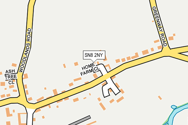 SN8 2NY map - OS OpenMap – Local (Ordnance Survey) SN8 2NY map - OS OpenMap – Local (Ordnance Survey)