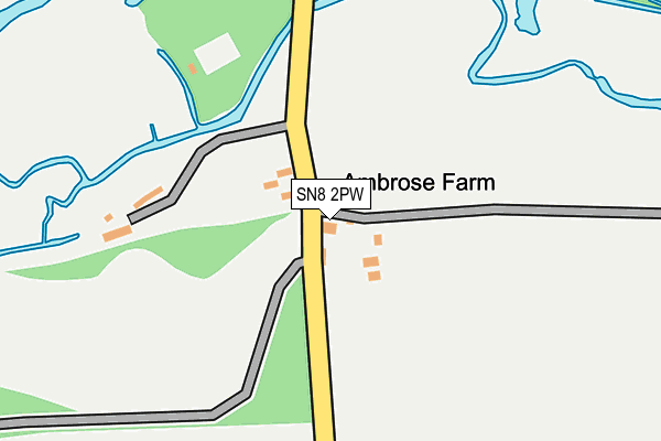 SN8 2PW map - OS OpenMap – Local (Ordnance Survey) SN8 2PW map - OS OpenMap – Local (Ordnance Survey)