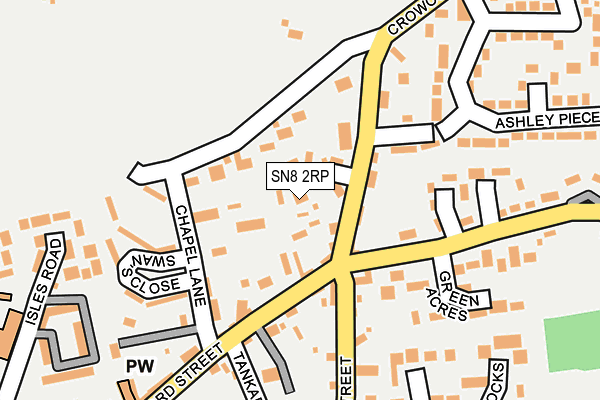 SN8 2RP map - OS OpenMap – Local (Ordnance Survey) SN8 2RP map - OS OpenMap – Local (Ordnance Survey)
