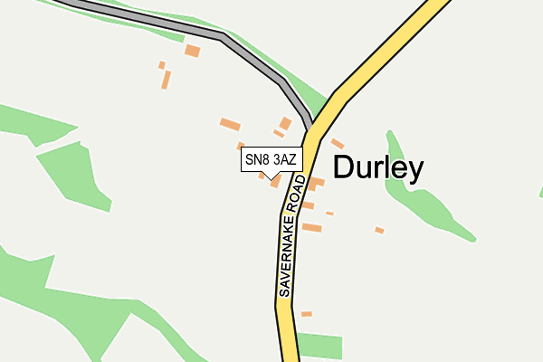 SN8 3AZ map - OS OpenMap – Local (Ordnance Survey) SN8 3AZ map - OS OpenMap – Local (Ordnance Survey)