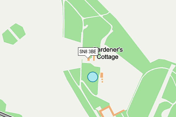 SN8 3BE map - OS OpenMap – Local (Ordnance Survey) SN8 3BE map - OS OpenMap – Local (Ordnance Survey)