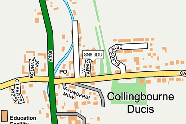 SN8 3DU map - OS OpenMap – Local (Ordnance Survey) SN8 3DU map - OS OpenMap – Local (Ordnance Survey)