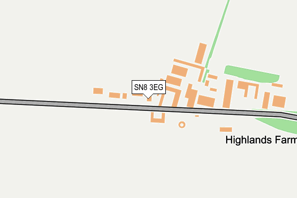 SN8 3EG map - OS OpenMap – Local (Ordnance Survey) SN8 3EG map - OS OpenMap – Local (Ordnance Survey)