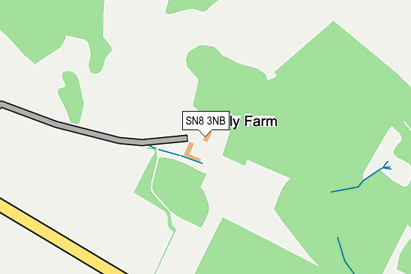 SN8 3NB map - OS OpenMap – Local (Ordnance Survey) SN8 3NB map - OS OpenMap – Local (Ordnance Survey)