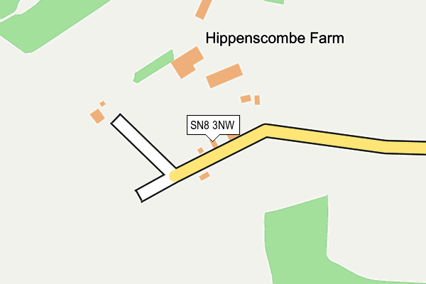 SN8 3NW map - OS OpenMap – Local (Ordnance Survey) SN8 3NW map - OS OpenMap – Local (Ordnance Survey)