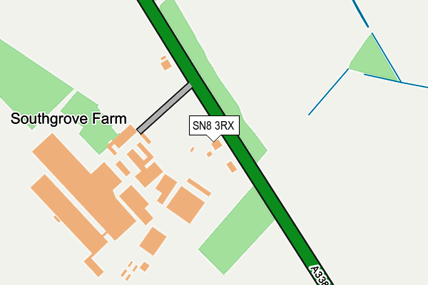 SN8 3RX map - OS OpenMap – Local (Ordnance Survey) SN8 3RX map - OS OpenMap – Local (Ordnance Survey)