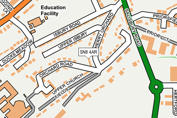 SN8 4AR map - OS OpenMap – Local (Ordnance Survey) SN8 4AR map - OS OpenMap – Local (Ordnance Survey)