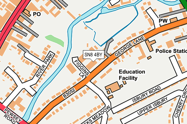 SN8 4BY map - OS OpenMap – Local (Ordnance Survey) SN8 4BY map - OS OpenMap – Local (Ordnance Survey)