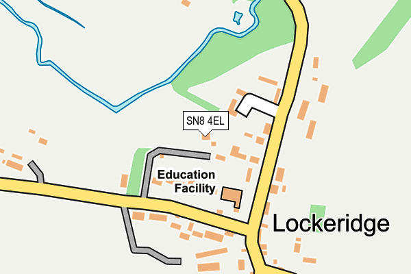 SN8 4EL map - OS OpenMap – Local (Ordnance Survey) SN8 4EL map - OS OpenMap – Local (Ordnance Survey)