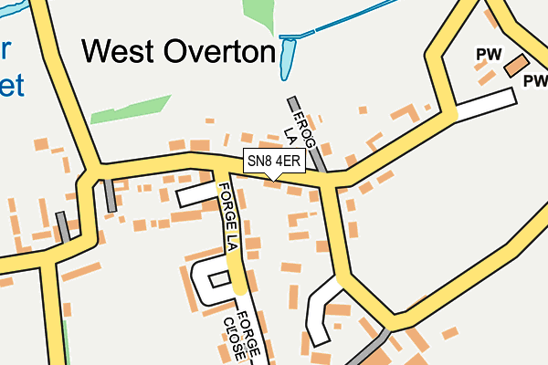 SN8 4ER map - OS OpenMap – Local (Ordnance Survey) SN8 4ER map - OS OpenMap – Local (Ordnance Survey)