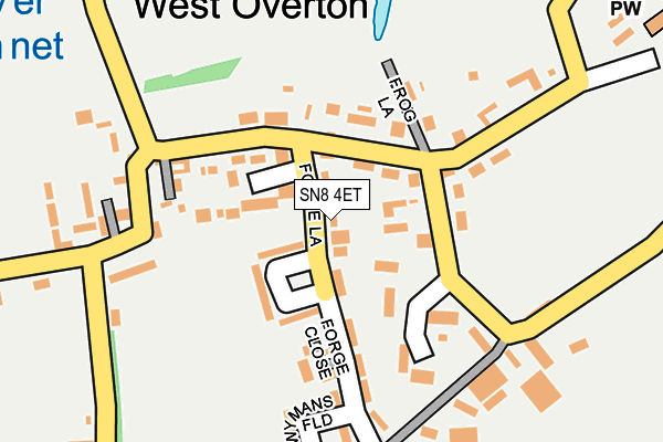SN8 4ET map - OS OpenMap – Local (Ordnance Survey) SN8 4ET map - OS OpenMap – Local (Ordnance Survey)