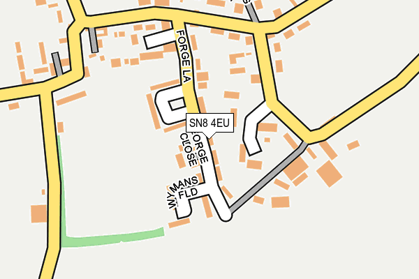 SN8 4EU map - OS OpenMap – Local (Ordnance Survey) SN8 4EU map - OS OpenMap – Local (Ordnance Survey)