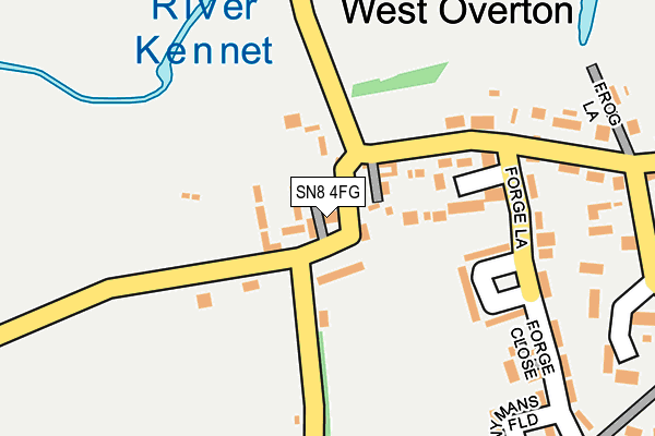 SN8 4FG map - OS OpenMap – Local (Ordnance Survey) SN8 4FG map - OS OpenMap – Local (Ordnance Survey)