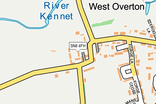 SN8 4FH map - OS OpenMap – Local (Ordnance Survey) SN8 4FH map - OS OpenMap – Local (Ordnance Survey)