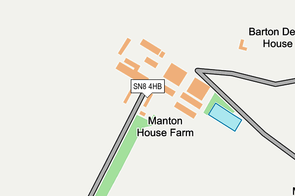 SN8 4HB map - OS OpenMap – Local (Ordnance Survey) SN8 4HB map - OS OpenMap – Local (Ordnance Survey)