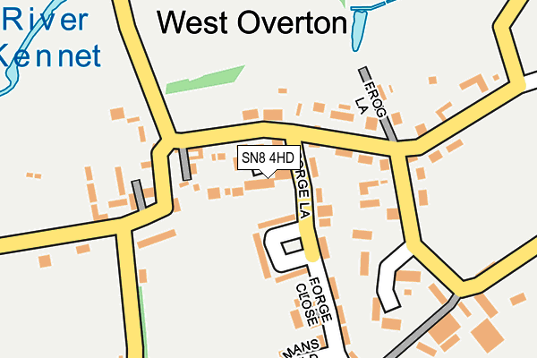 SN8 4HD map - OS OpenMap – Local (Ordnance Survey) SN8 4HD map - OS OpenMap – Local (Ordnance Survey)