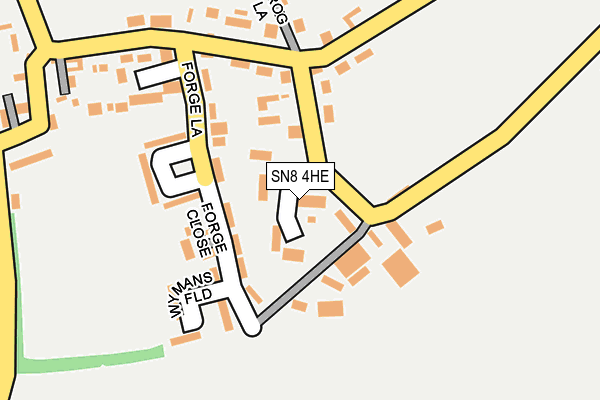 SN8 4HE map - OS OpenMap – Local (Ordnance Survey) SN8 4HE map - OS OpenMap – Local (Ordnance Survey)