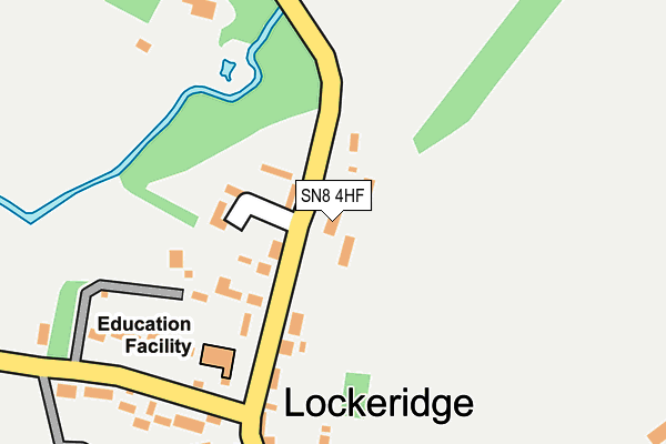 SN8 4HF map - OS OpenMap – Local (Ordnance Survey) SN8 4HF map - OS OpenMap – Local (Ordnance Survey)