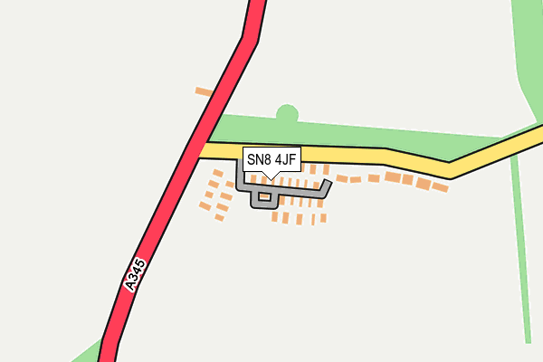 SN8 4JF map - OS OpenMap – Local (Ordnance Survey) SN8 4JF map - OS OpenMap – Local (Ordnance Survey)