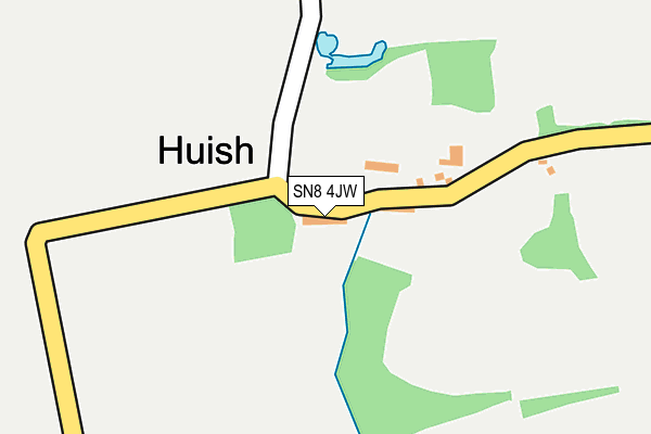 SN8 4JW map - OS OpenMap – Local (Ordnance Survey) SN8 4JW map - OS OpenMap – Local (Ordnance Survey)
