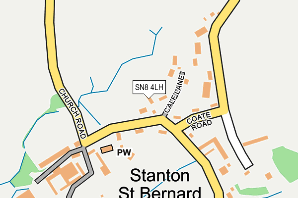 SN8 4LH map - OS OpenMap – Local (Ordnance Survey) SN8 4LH map - OS OpenMap – Local (Ordnance Survey)