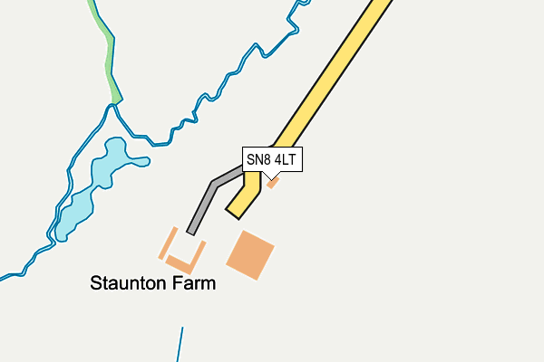 SN8 4LT map - OS OpenMap – Local (Ordnance Survey) SN8 4LT map - OS OpenMap – Local (Ordnance Survey)