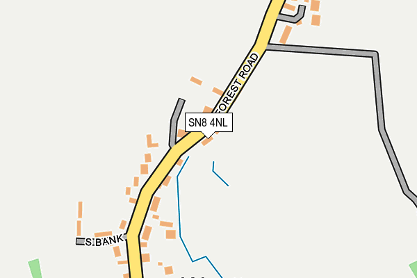 SN8 4NL map - OS OpenMap – Local (Ordnance Survey) SN8 4NL map - OS OpenMap – Local (Ordnance Survey)