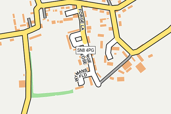 SN8 4PG map - OS OpenMap – Local (Ordnance Survey) SN8 4PG map - OS OpenMap – Local (Ordnance Survey)