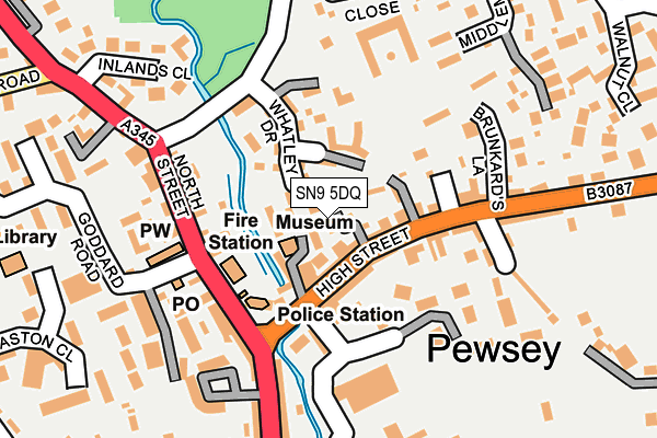 SN9 5DQ map - OS OpenMap – Local (Ordnance Survey) SN9 5DQ map - OS OpenMap – Local (Ordnance Survey)