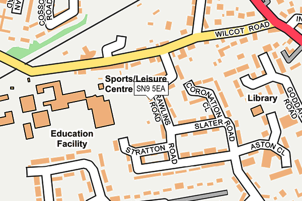 SN9 5EA map - OS OpenMap – Local (Ordnance Survey) SN9 5EA map - OS OpenMap – Local (Ordnance Survey)