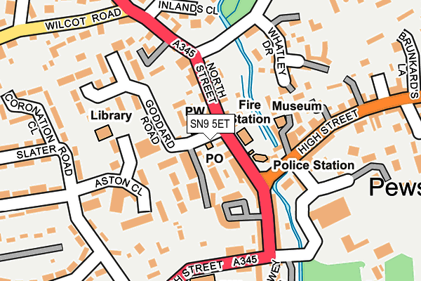 SN9 5ET map - OS OpenMap – Local (Ordnance Survey) SN9 5ET map - OS OpenMap – Local (Ordnance Survey)