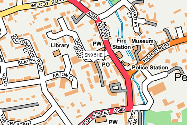 SN9 5HE map - OS OpenMap – Local (Ordnance Survey) SN9 5HE map - OS OpenMap – Local (Ordnance Survey)