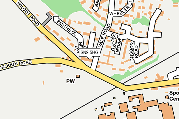 SN9 5HG map - OS OpenMap – Local (Ordnance Survey) SN9 5HG map - OS OpenMap – Local (Ordnance Survey)