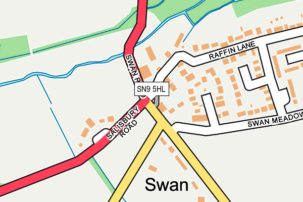 SN9 5HL map - OS OpenMap – Local (Ordnance Survey) SN9 5HL map - OS OpenMap – Local (Ordnance Survey)