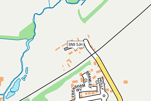 SN9 5JH map - OS OpenMap – Local (Ordnance Survey) SN9 5JH map - OS OpenMap – Local (Ordnance Survey)
