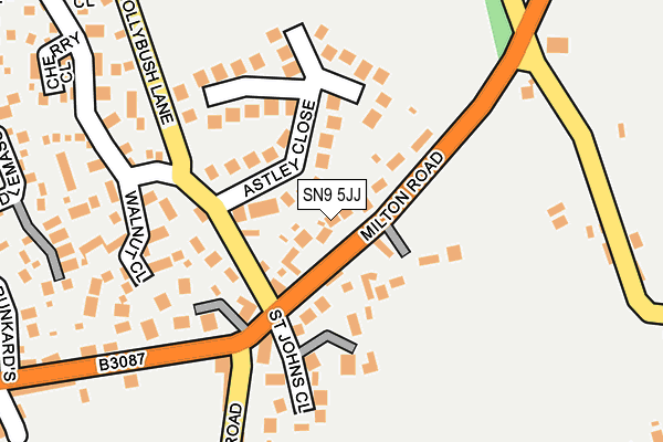 SN9 5JJ map - OS OpenMap – Local (Ordnance Survey) SN9 5JJ map - OS OpenMap – Local (Ordnance Survey)