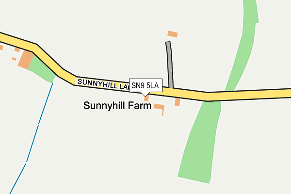 SN9 5LA map - OS OpenMap – Local (Ordnance Survey)