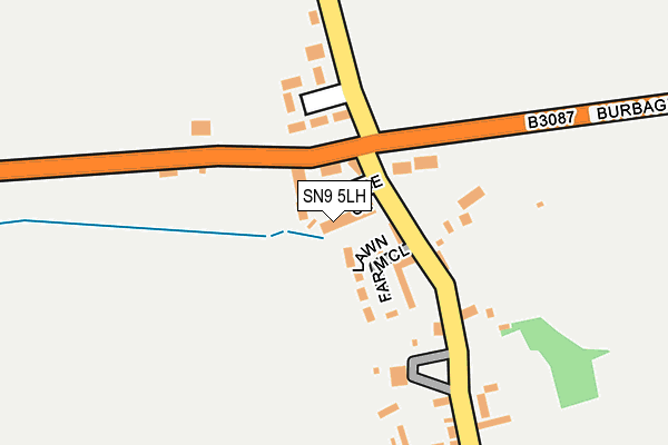 SN9 5LH map - OS OpenMap – Local (Ordnance Survey) SN9 5LH map - OS OpenMap – Local (Ordnance Survey)