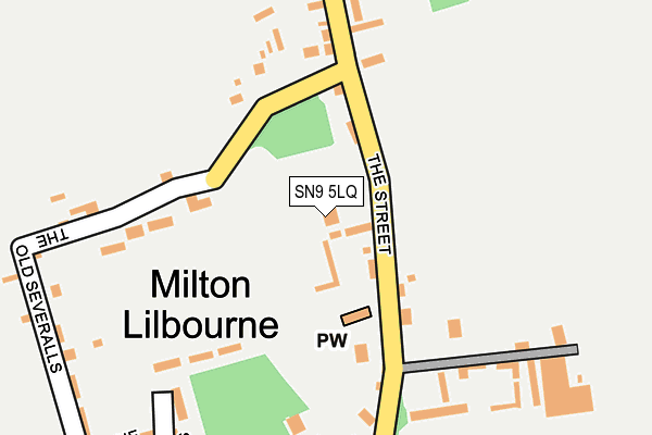 SN9 5LQ map - OS OpenMap – Local (Ordnance Survey) SN9 5LQ map - OS OpenMap – Local (Ordnance Survey)