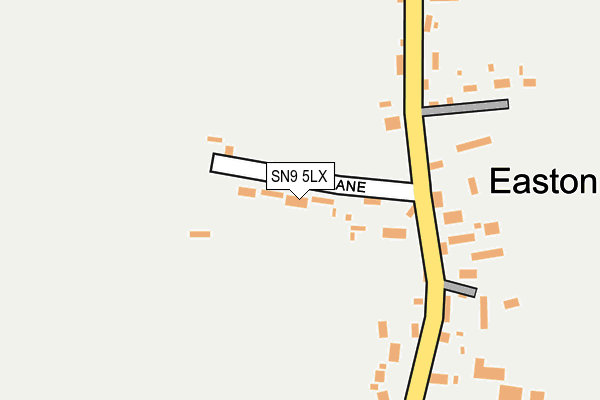 SN9 5LX map - OS OpenMap – Local (Ordnance Survey) SN9 5LX map - OS OpenMap – Local (Ordnance Survey)