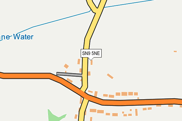 SN9 5NE map - OS OpenMap – Local (Ordnance Survey) SN9 5NE map - OS OpenMap – Local (Ordnance Survey)