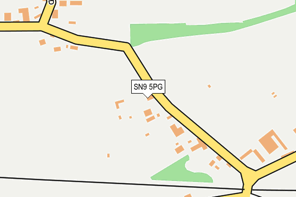 SN9 5PG map - OS OpenMap – Local (Ordnance Survey) SN9 5PG map - OS OpenMap – Local (Ordnance Survey)