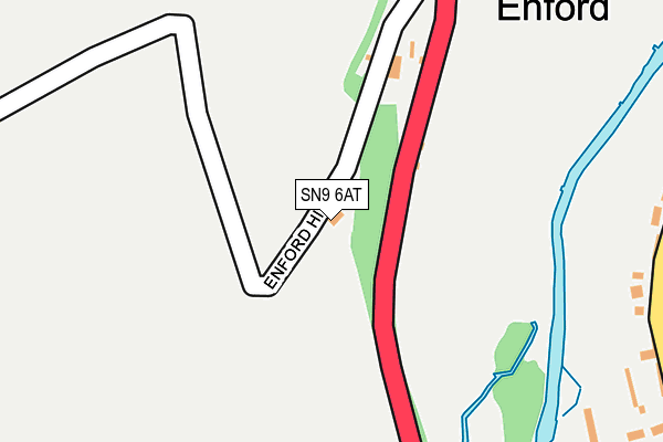 SN9 6AT map - OS OpenMap – Local (Ordnance Survey) SN9 6AT map - OS OpenMap – Local (Ordnance Survey)